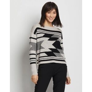Pendleton Women’s Side-Button Merino Sweater-Size Medium-22 PTP